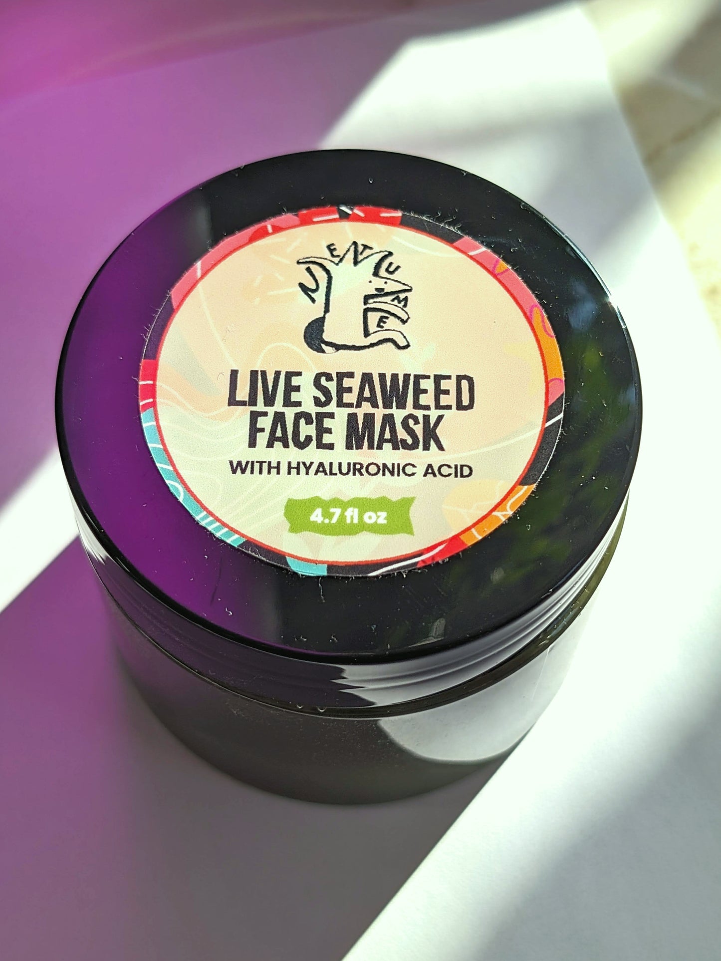 Live Seaweed Anti-Aging Face Mask. Unisex. Made in NYC. Rejuvenation, reduces wrinkles, lifting effect, nourishing, and reduces inflammation.