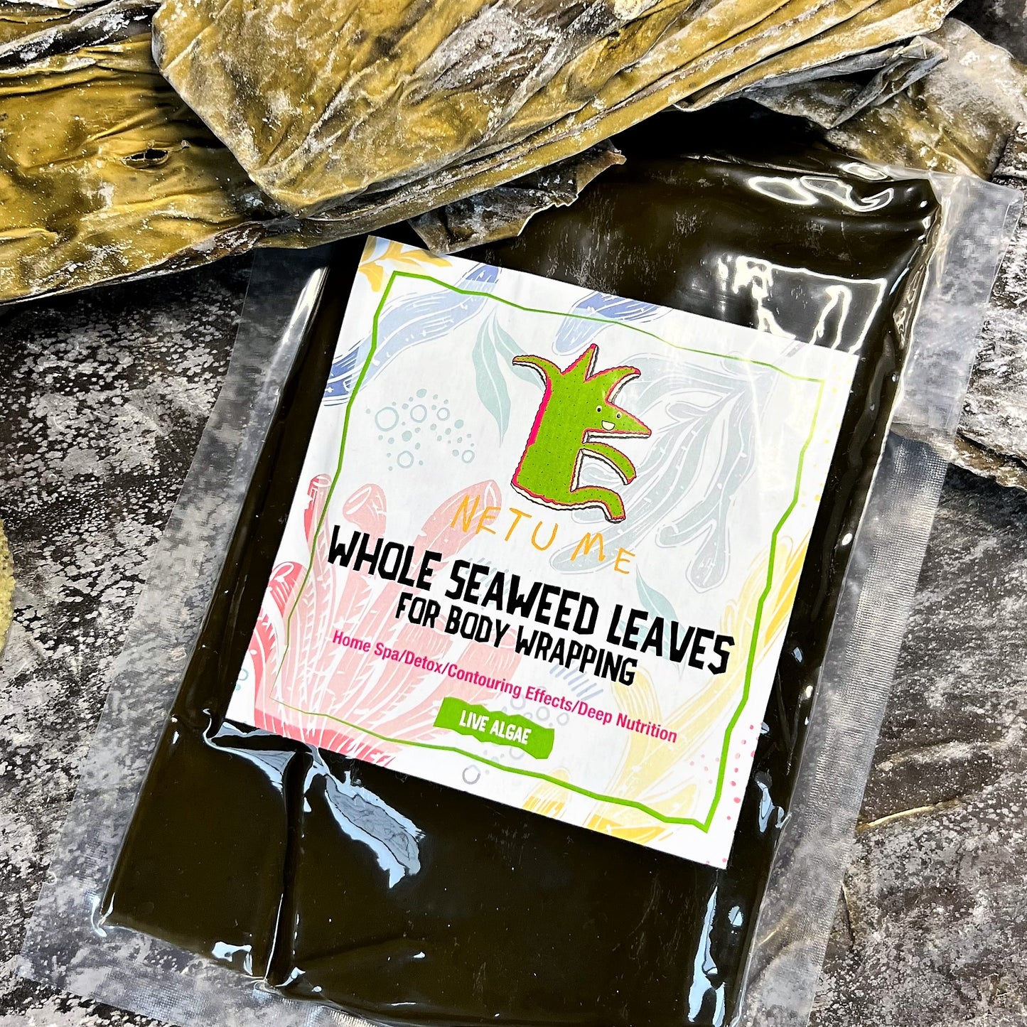 Live Seaweed Firming Body Wrapping for Cellulite Reduction, Anti-Aging, Anti-Sagging, Provide Fat Lifting and Detox